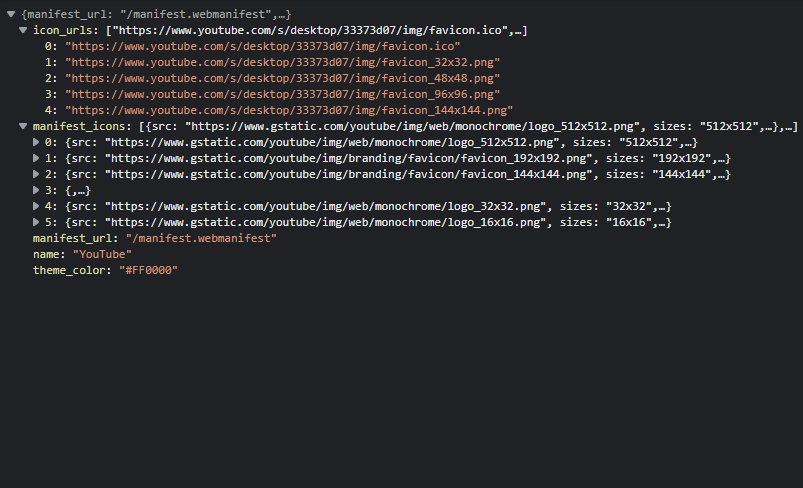 A web app icon & manifest fetcher API.